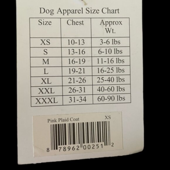 Pink and White Houndstooth Faux Fur-Trimmed Dog Coat Harness - Picture 2 of 2